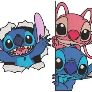 Stitch and Angel Design 1