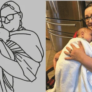 Family Line Art Outline 33